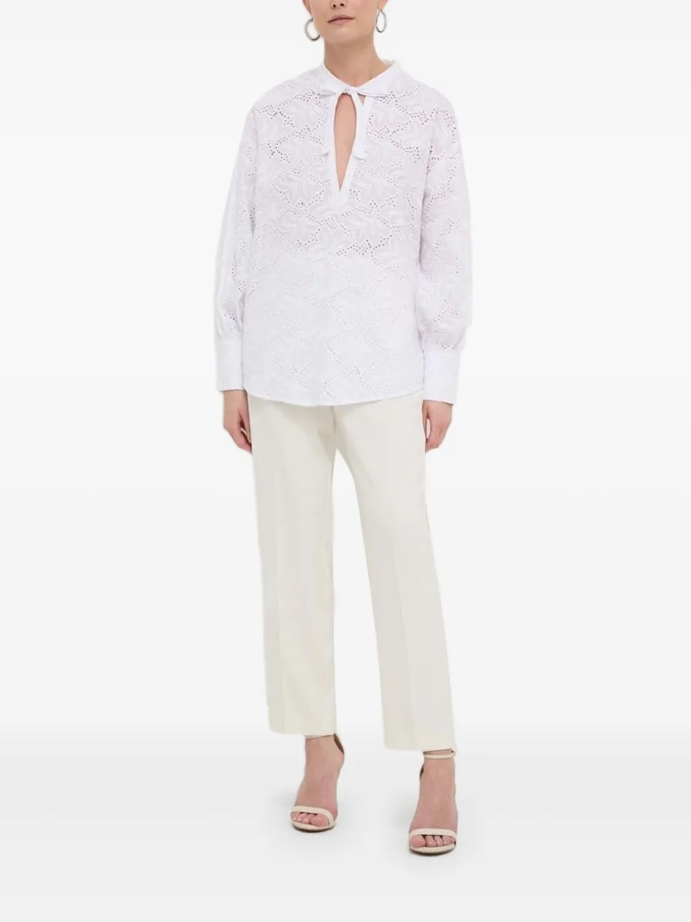 Silvian Heach Blouse met uitgesneden details Wit