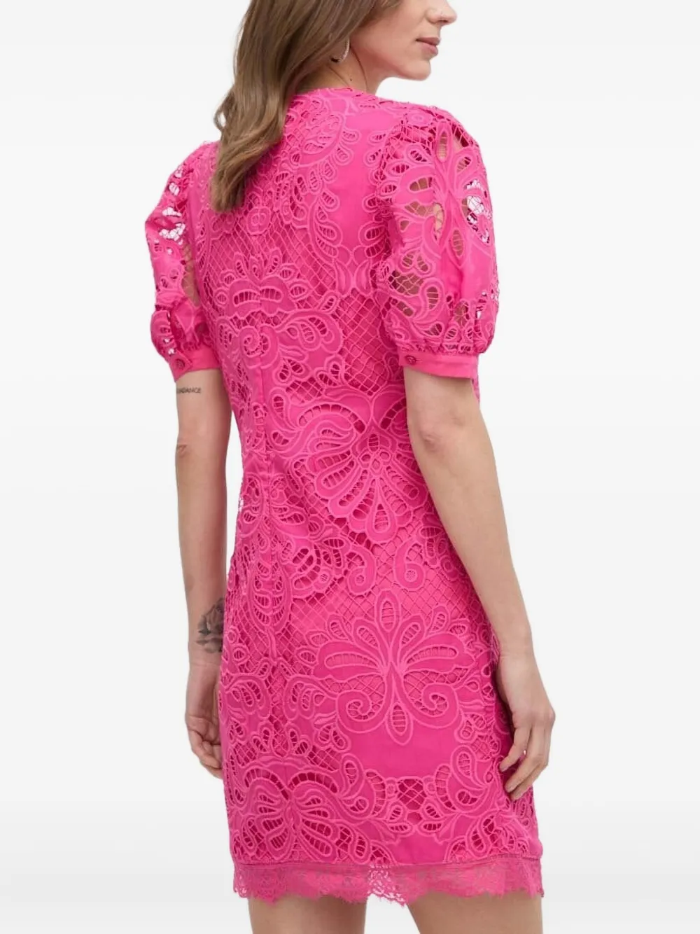 Silvian Heach Mini-jurk met kant Roze