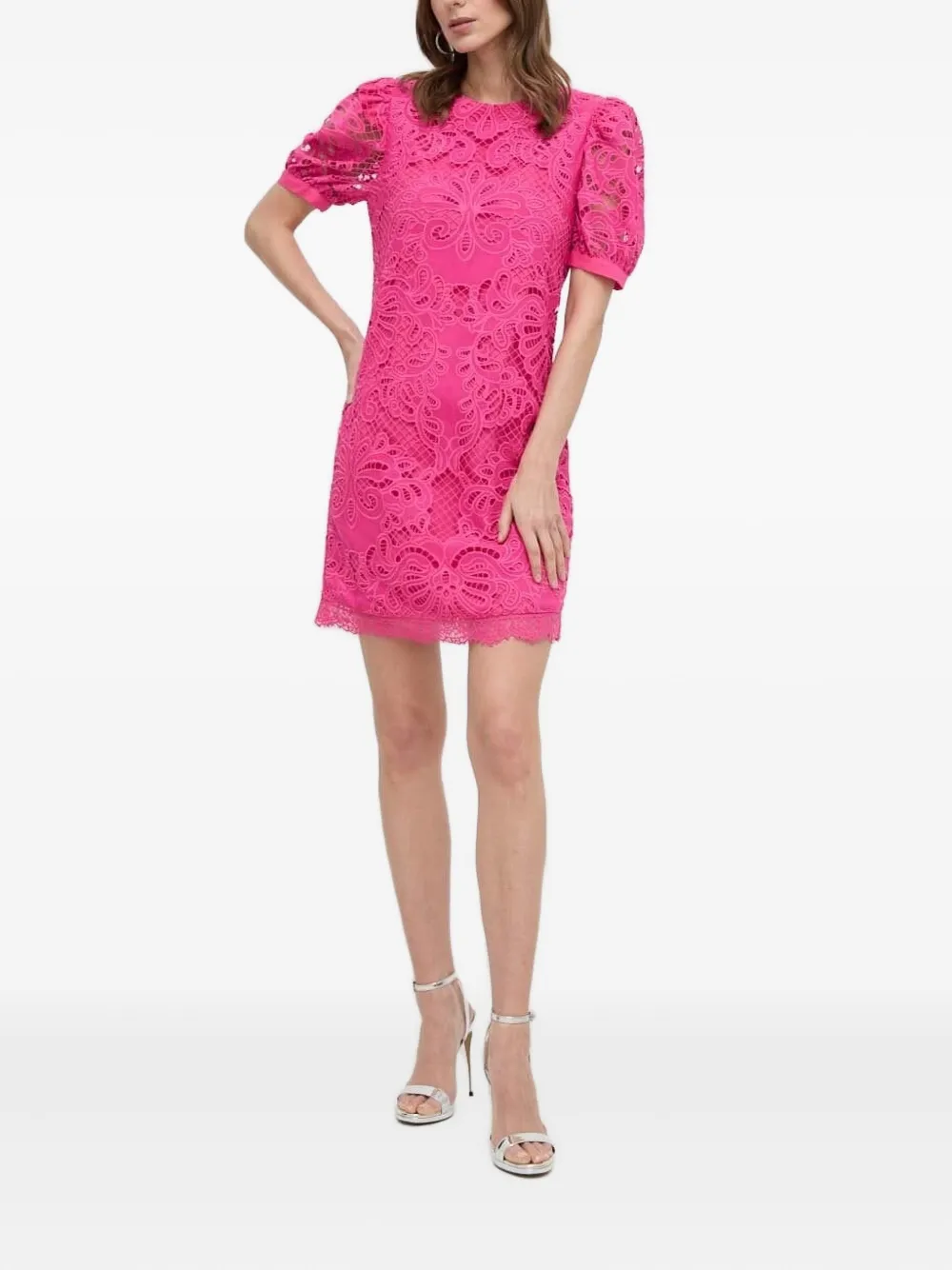 Silvian Heach Mini-jurk met kant Roze