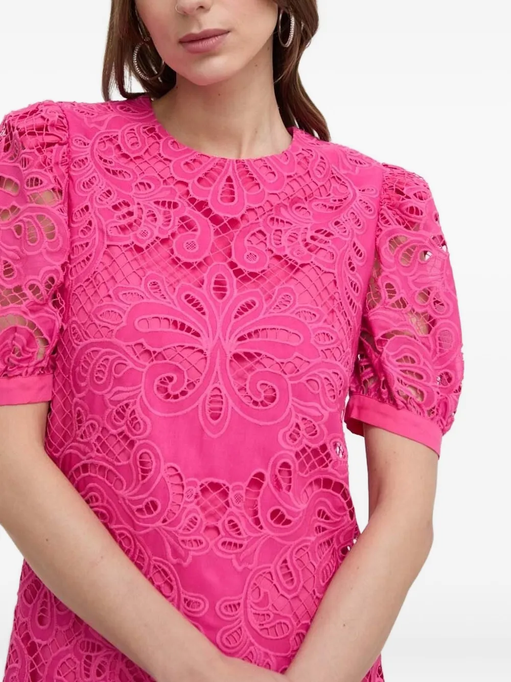Silvian Heach Mini-jurk met kant Roze