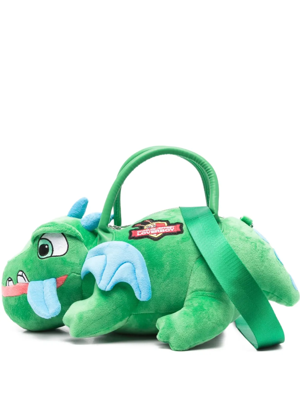 dragon-shaped top-handle bag