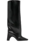 Coperni 90mm Bridge calf leather square-toe boots - Black