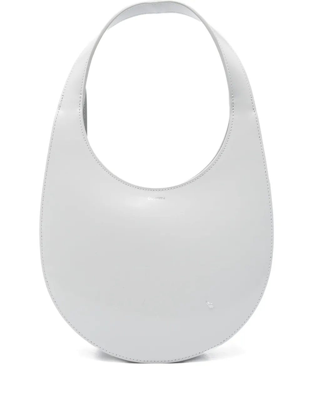Coperni Swipe leather backpack Grijs