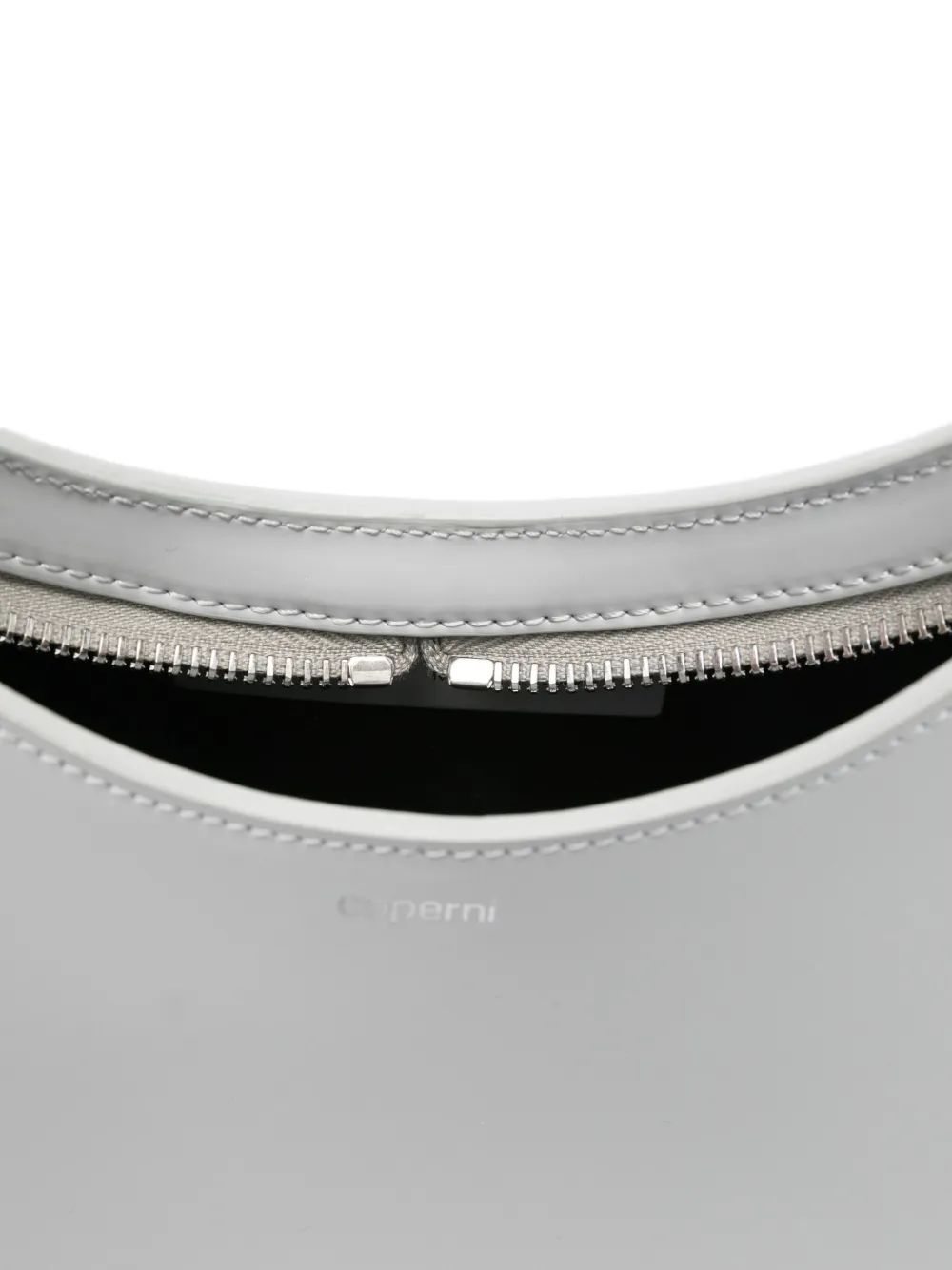 Coperni Swipe leather backpack Grijs