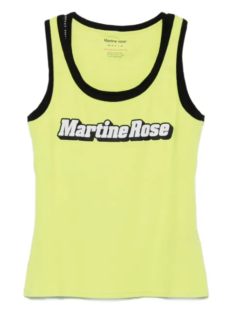 Martine Rose logo-print sleeveless tank top