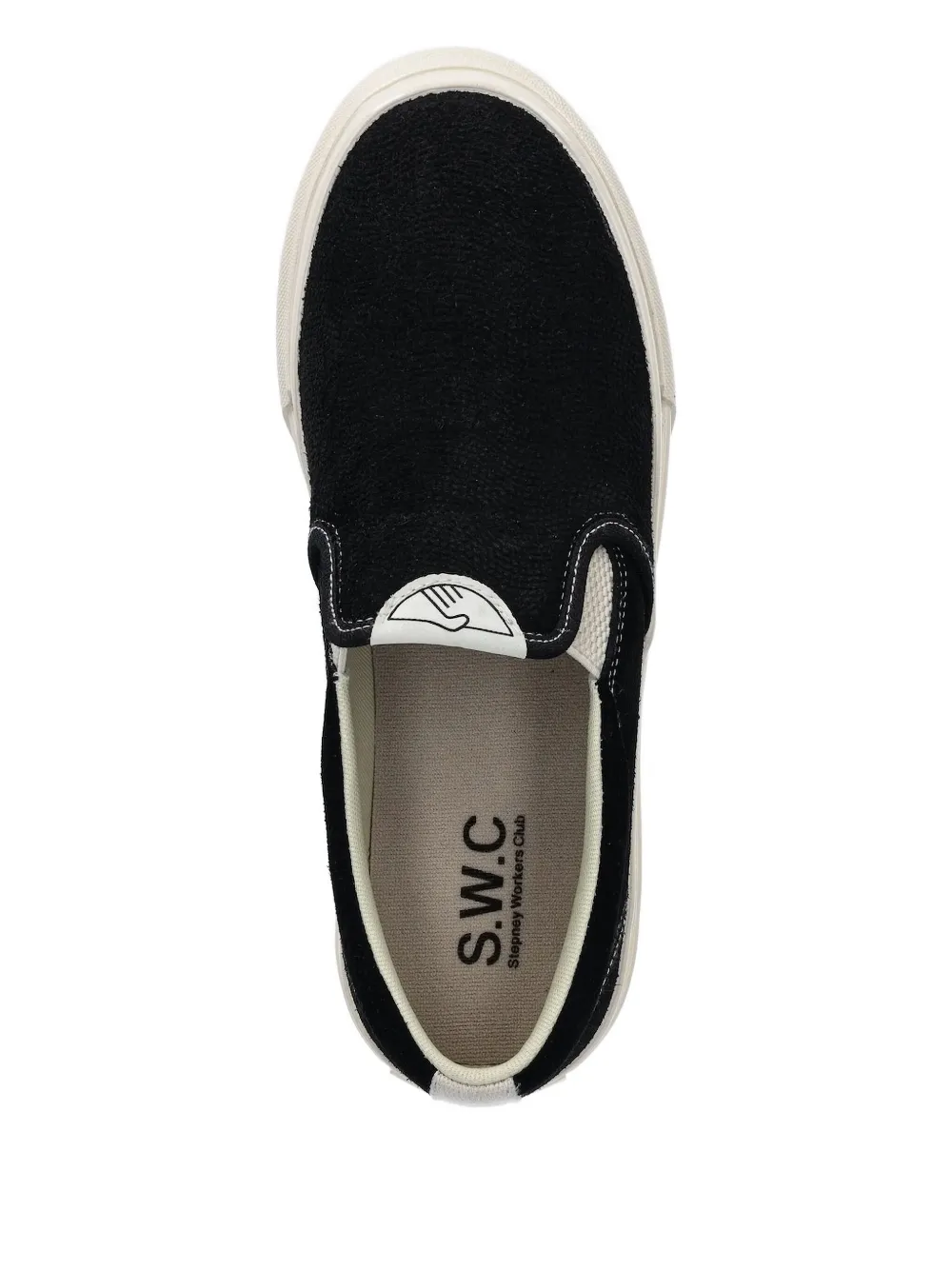 Stepney Workers Club Lister Optical suede sneakers | Slip-On | Image 2