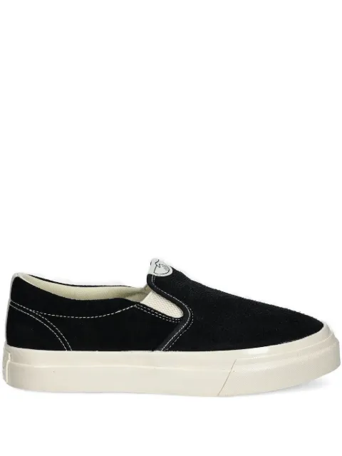 Stepney Workers Club Lister Optical suede sneakers