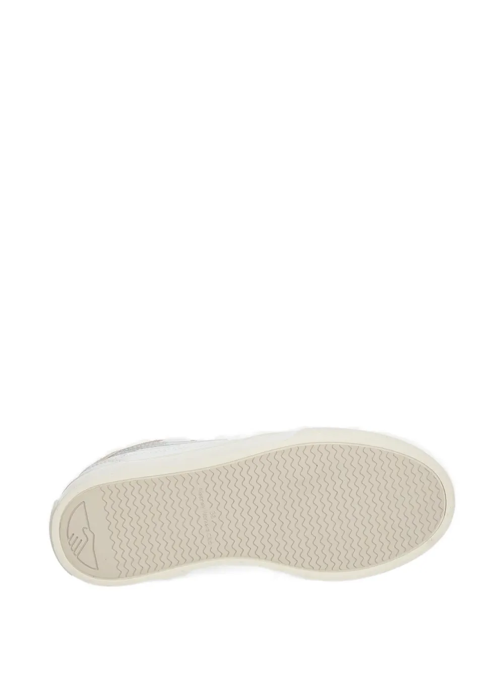 Stepney Workers Club Leather Lace-up Sneakers In White