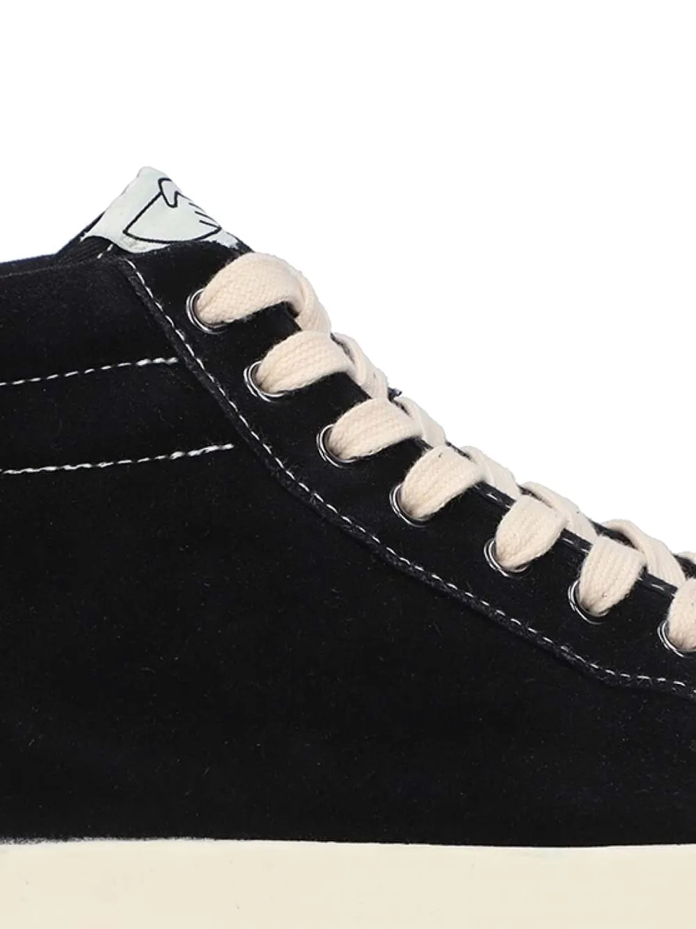 Stepney Workers Club suede high-top trainers Black