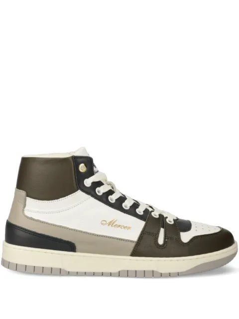 The Mercer Brand high-top panelled sneakers