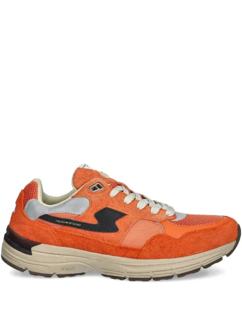 Stepney Workers Club suede-panelled running sneakers