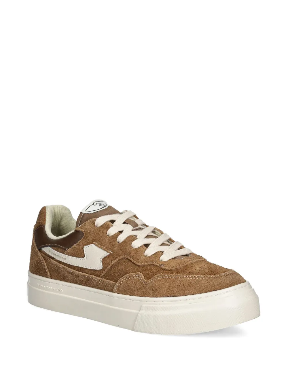 Stepney Workers Club Pearl S-Strike suede panelled trainers | Low-Tops | Image 2