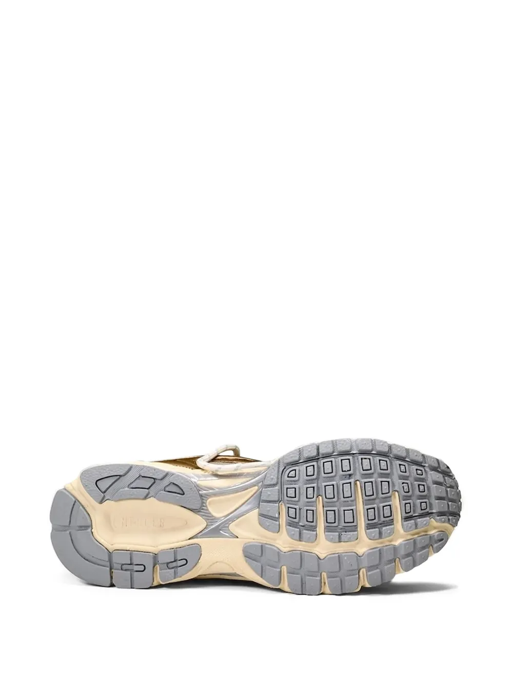 The Mercer Brand Metallic leren hardloopschoenen Wit