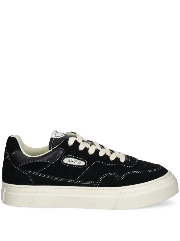 スニーカー STEPNEY WORKERS CLUB Stepney Workers Club レザースニーカー | ブラック | FARFETCH JP