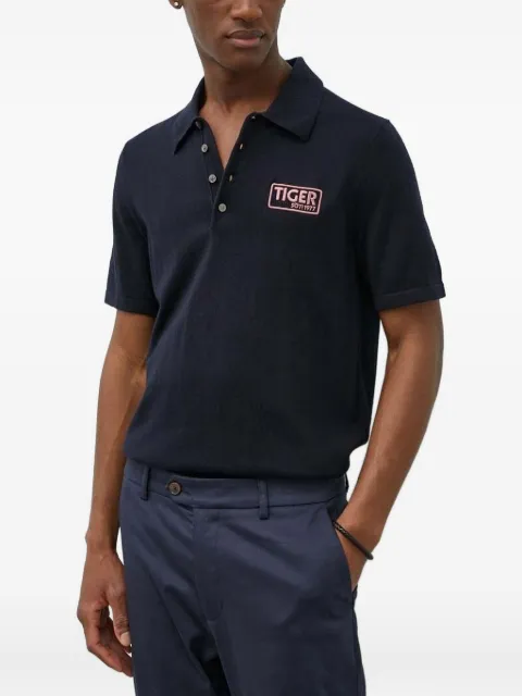 Tiger of Sweden logo-embroidered polo shirt