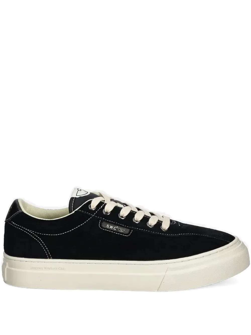 Stepney Workers Club Sneakers aus Wildleder | Schwarz | Image 1