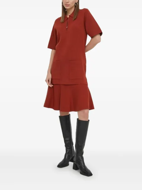 Tiger of Sweden Ariia zip-front polo top