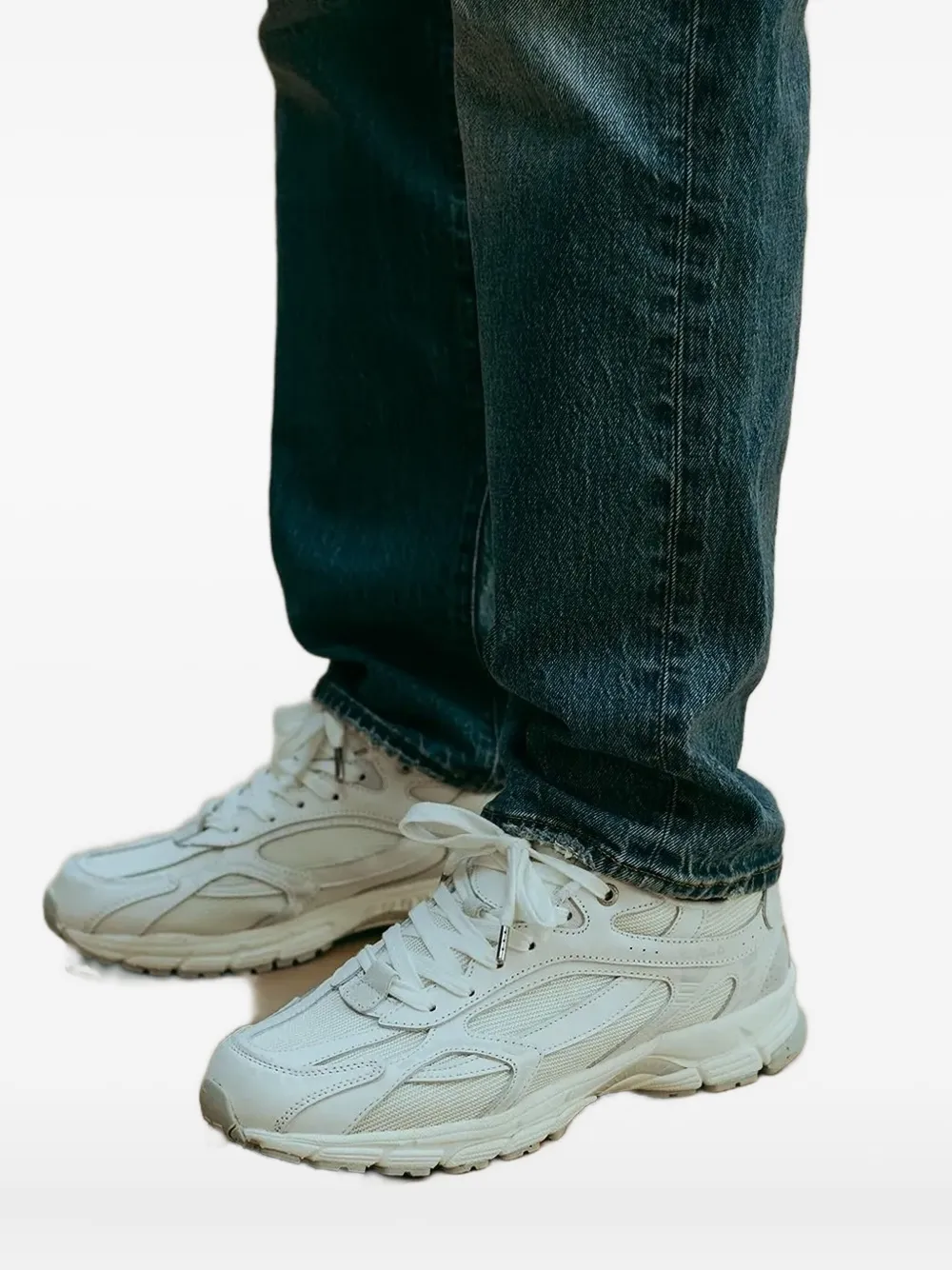 The Mercer Brand Re-run Sneakers In White