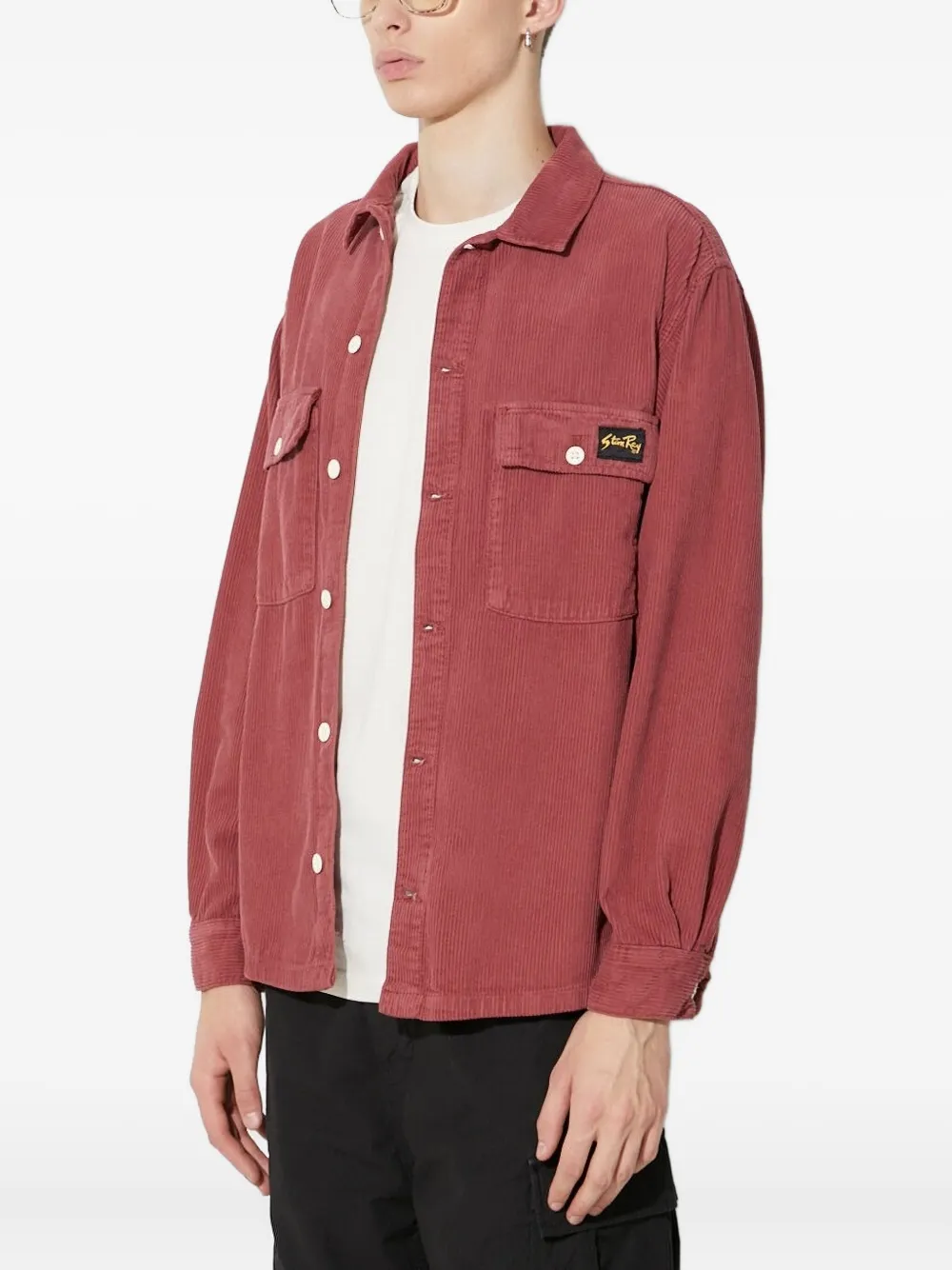 stan ray corduroy shirt | Red | Image 1