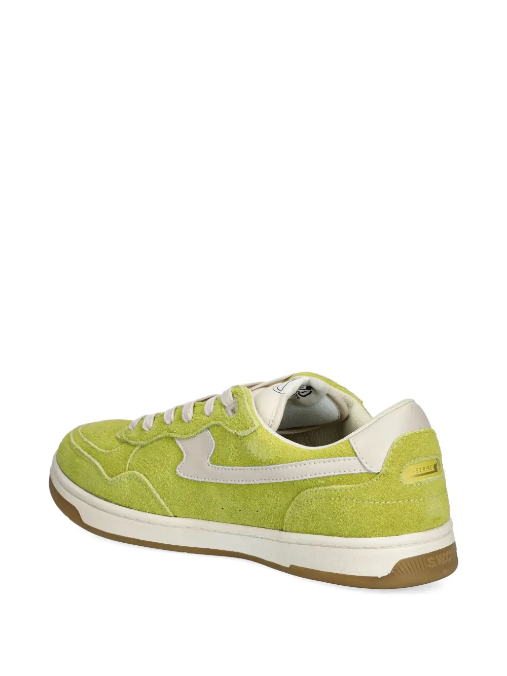 Stepney Workers Club Suede Court Sneakers In Green