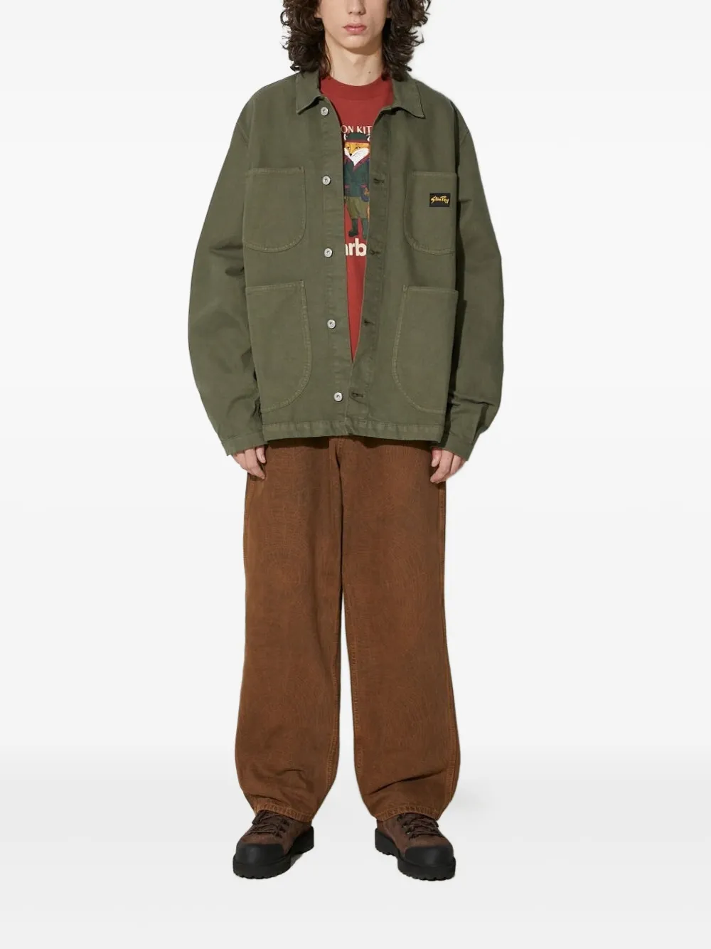 stan ray Coverall double-pocket button-front jacket | Shirt Jackets | Image 2
