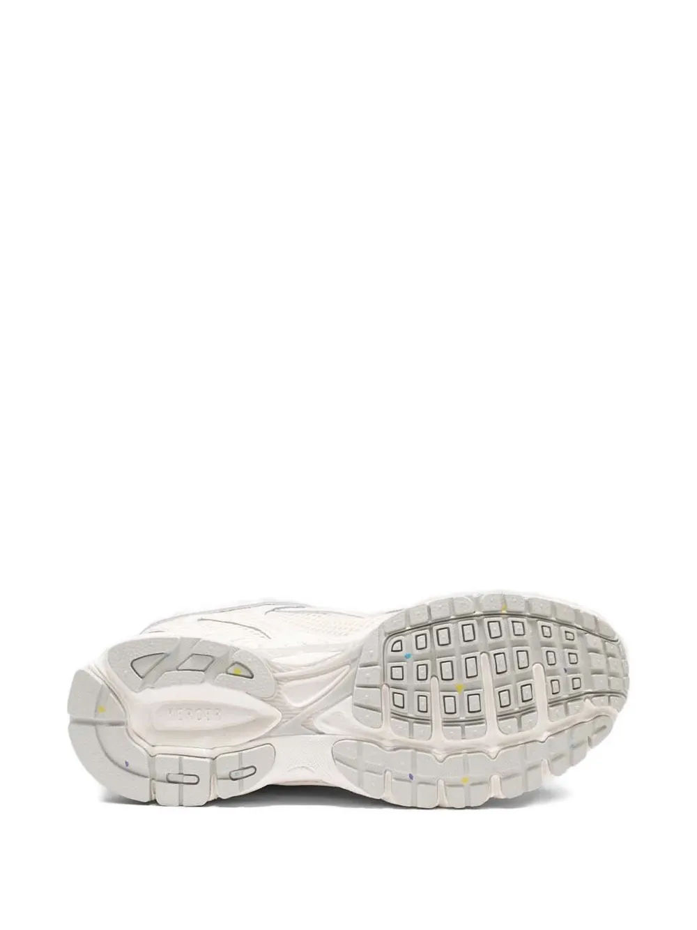 The Mercer Brand Hardloopsneakers met mesh vlakken Wit