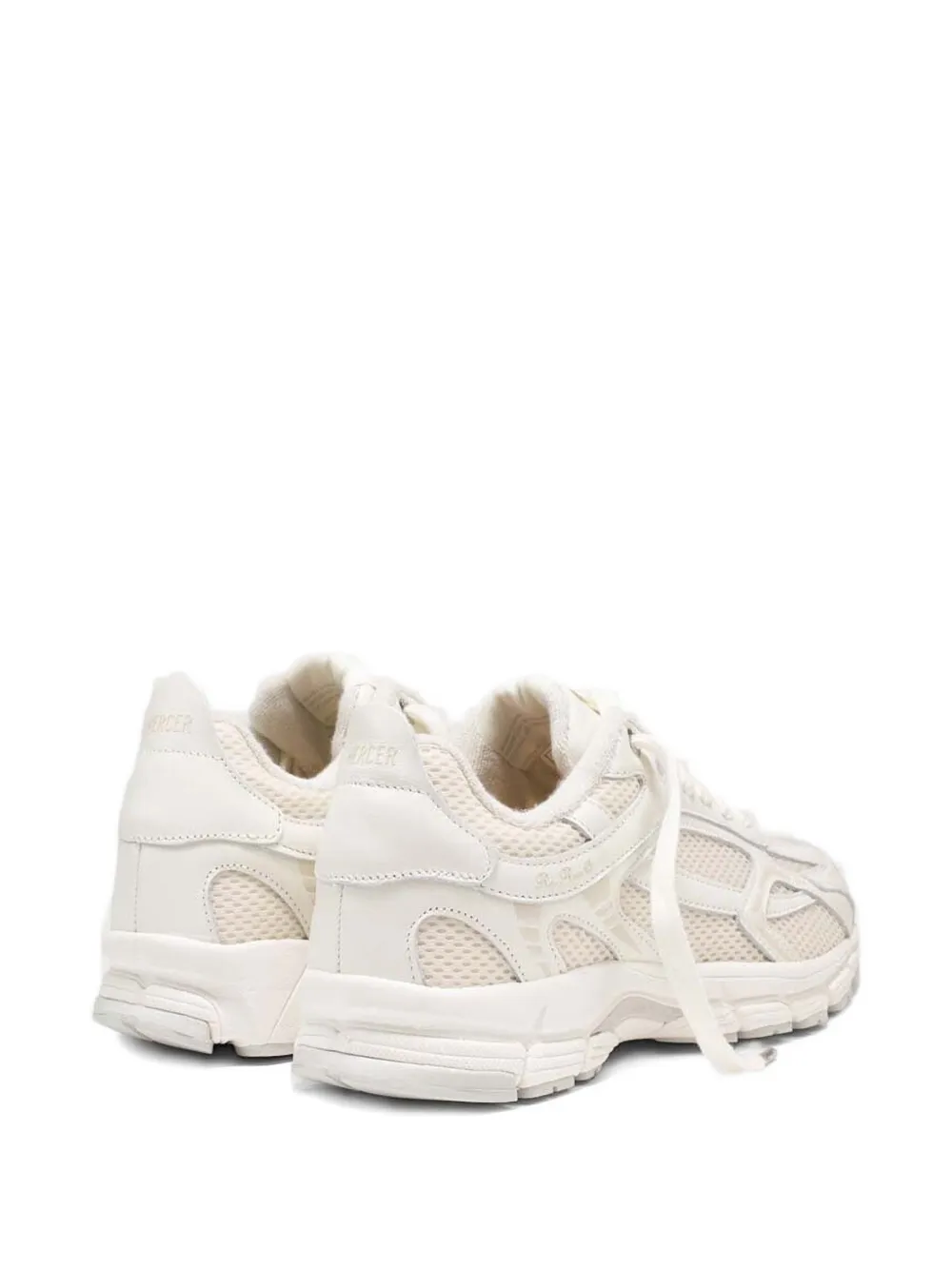 The Mercer Brand Hardloopsneakers met mesh vlakken Wit