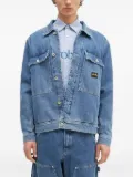 stan ray flap-pocket denim jacket - Blue