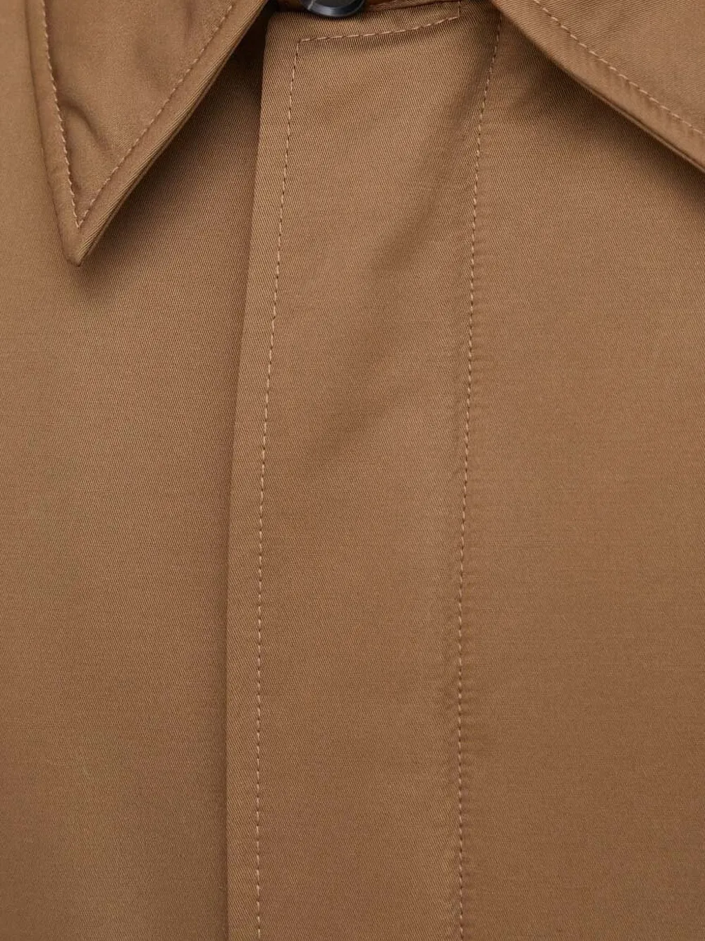 Tiger Of Sweden Zip-front Puffer Coat In Brown
