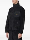stan ray fleece panelled sweater - Black