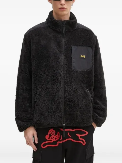 stan ray fleece-panel long-sleeve jacket