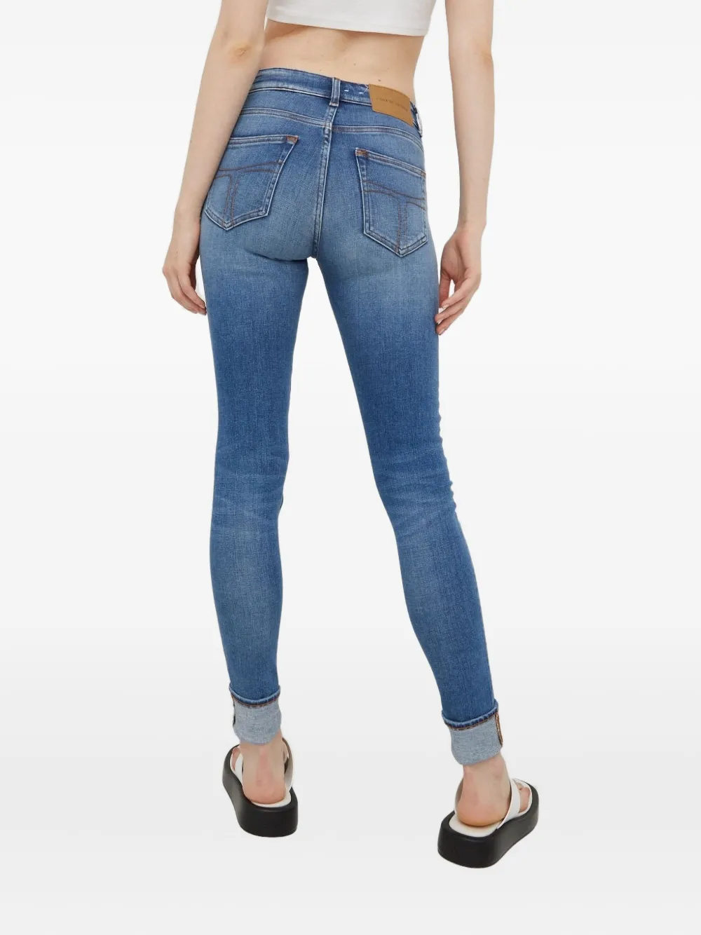Tiger Of Sweden Turn-up Denim Jeans In Blue