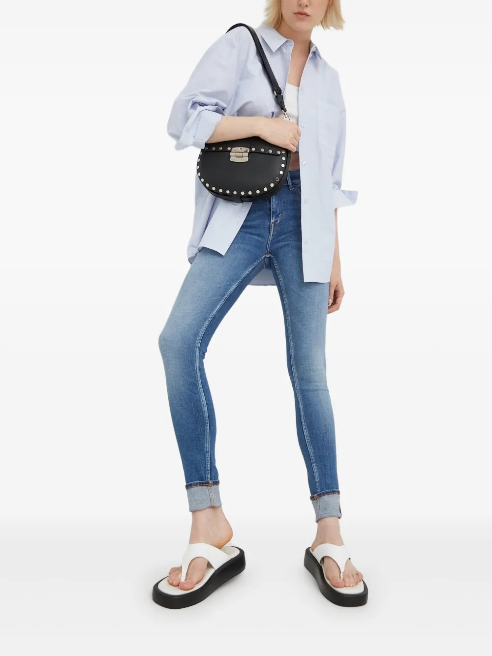 Tiger of Sweden Denim jeans met omgeslagen pijpen - Blauw