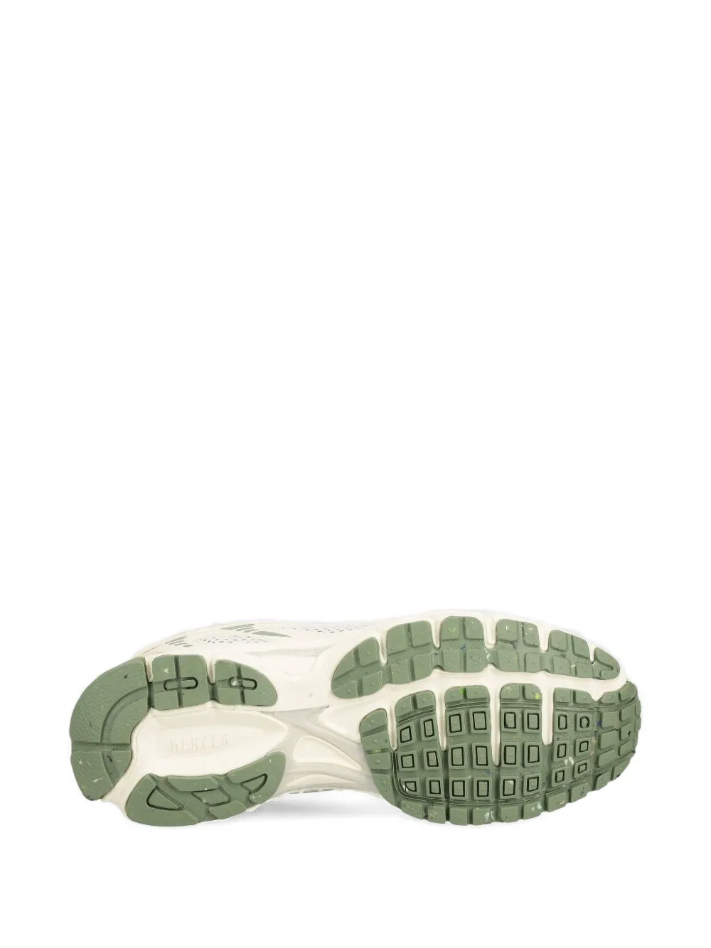 The Mercer Brand Lace-up Mesh-panel Sneakers In White