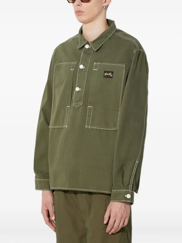 Stan Ray コントラストステッチ シャツ | グリーン | FARFETCH JP