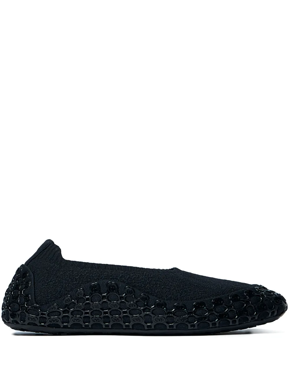Gucci Logo-motif Flat Sole Slippers