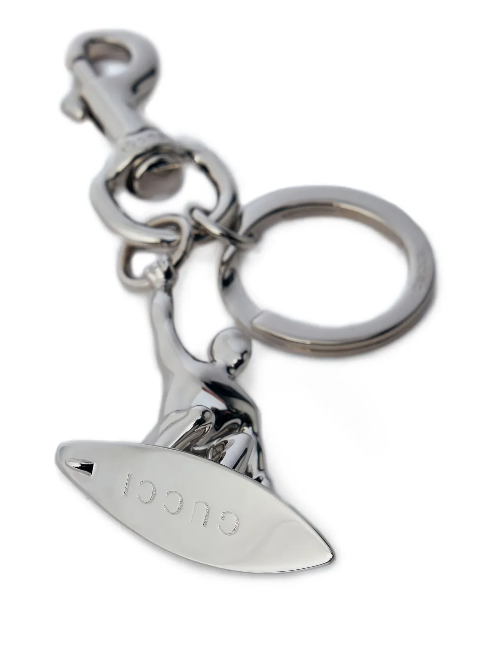 Gucci Surfer sleutelhanger Zilver