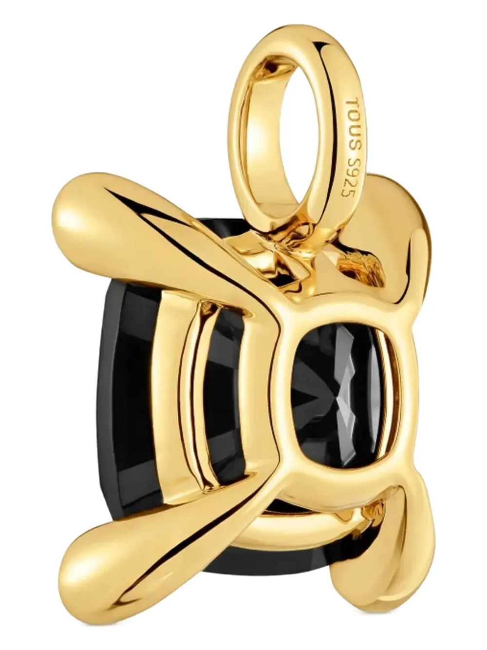 TOUS small onyx pendant - Goud
