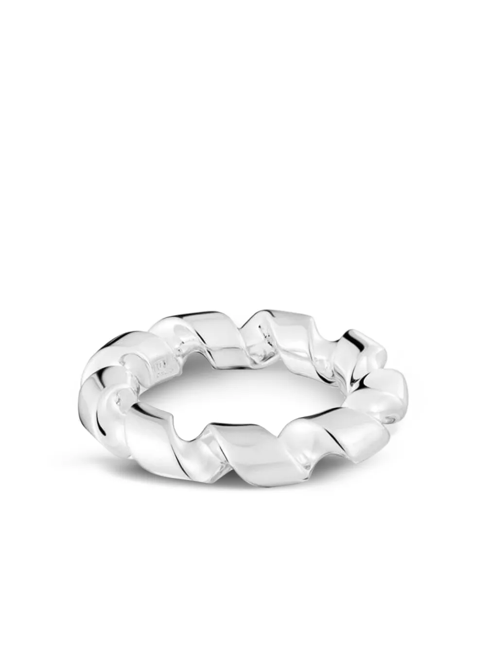 Tous Twisted Ring In Metallic