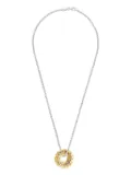 TOUS flower-shaped pendant necklace - Silver