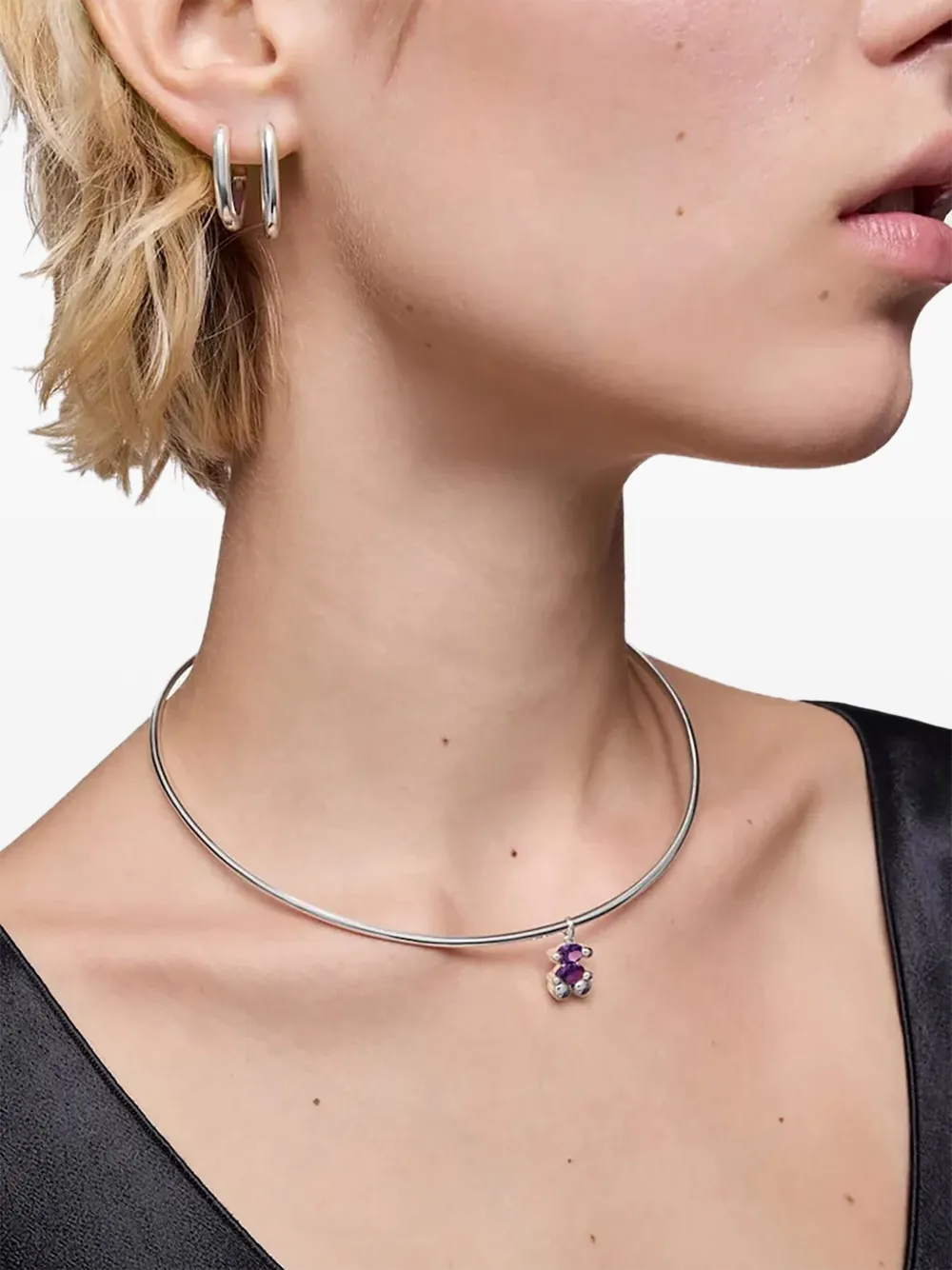TOUS bear pendant - Zilver