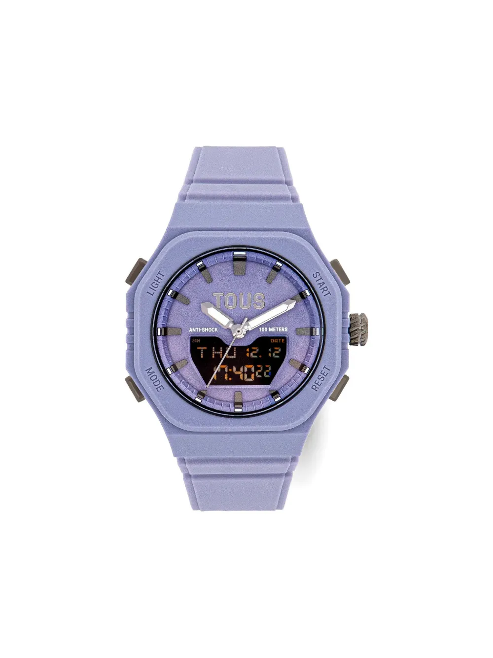 TOUS logo-detail digital 38mm | Purple | Image 1