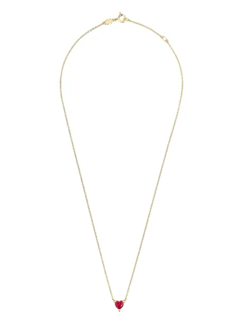 TOUS heart-shaped ruby necklace