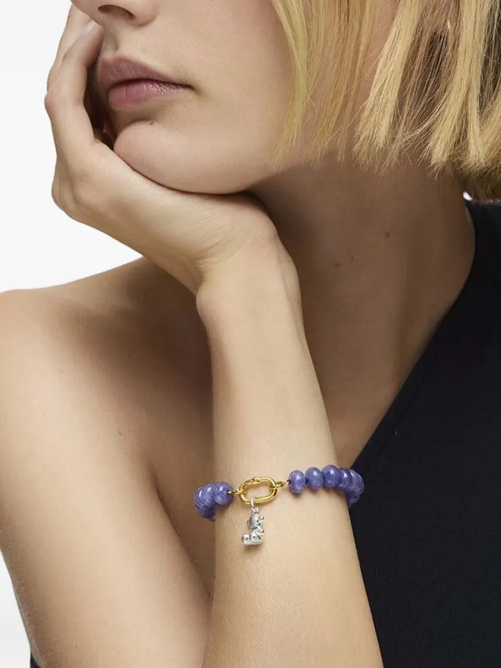 TOUS Hold Oval armband - Paars