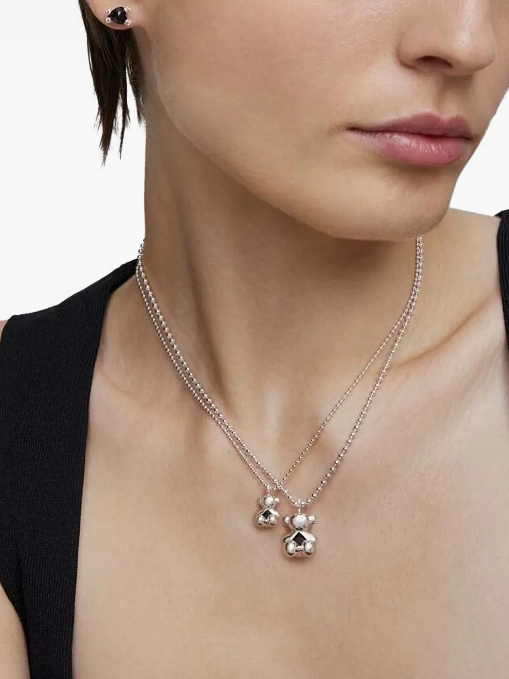 TOUS Beervormige hanger - Zilver