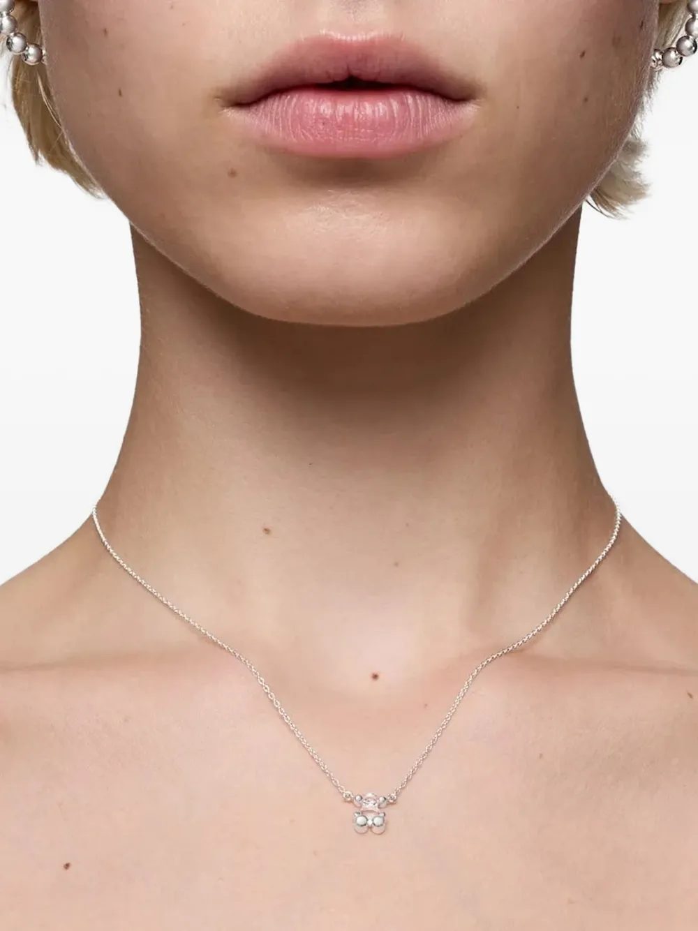 Tous Bear-motif Necklace In Metallic