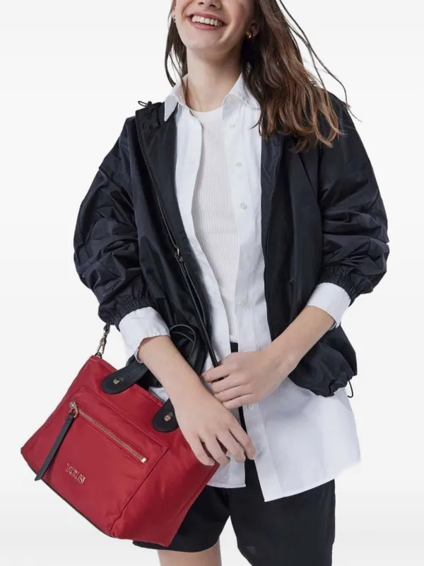 TOUS◆ハンドバッグ/レザー/RED レッドカラーのレザー製スモール・ショルダーバッグ TOUS Dora | TOUS