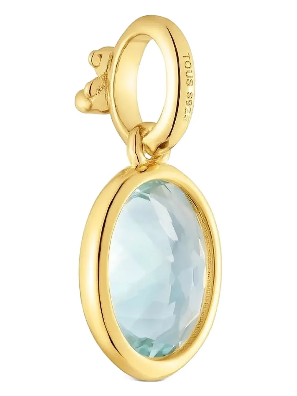 TOUS aquamarine-embellished pendant - Goud