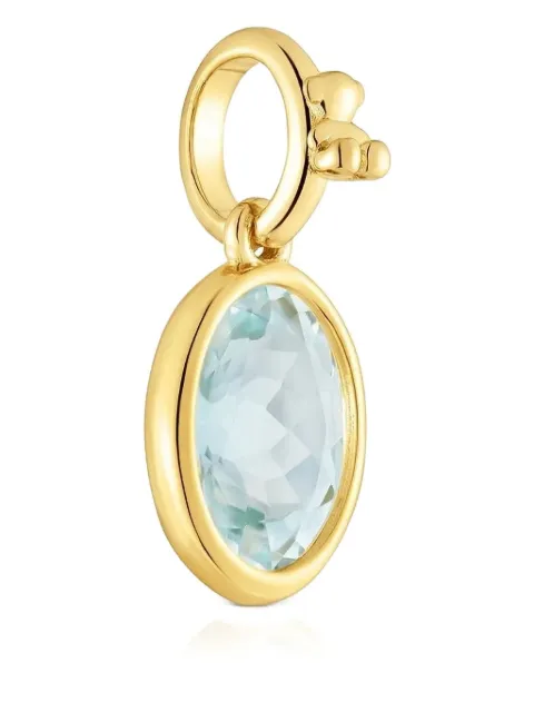 TOUS aquamarine-embellished pendant