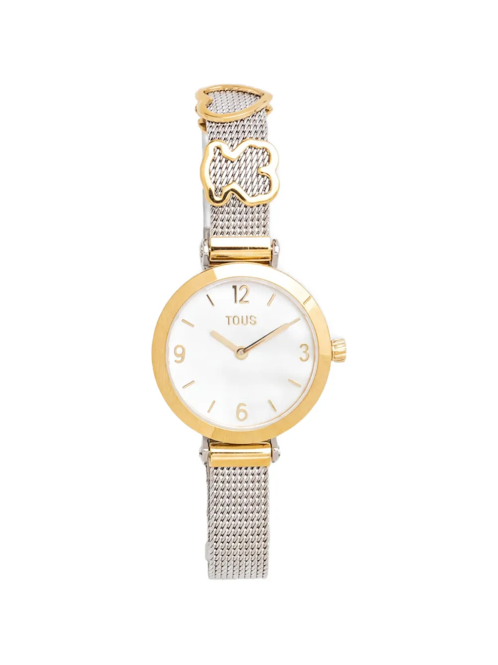TOUS bear heart charms 28mm watch - Argento